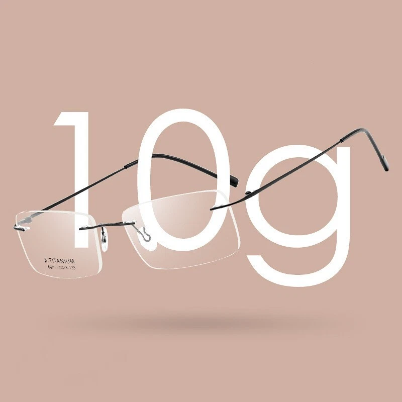 Сверхлегкие β титановый сплав ретро оправы для очков очки без оправы очки США - Изображение 2 из 4