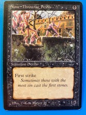 MTG Stone-Throwing Devils (Light) Arabian Nights Regular Common 