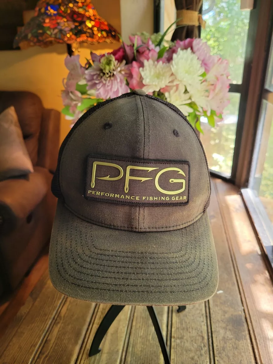 Columbia PFG Hat Performance Fishing Gear Hat Unisex L/XL Mesh Trucker Hat  As Is