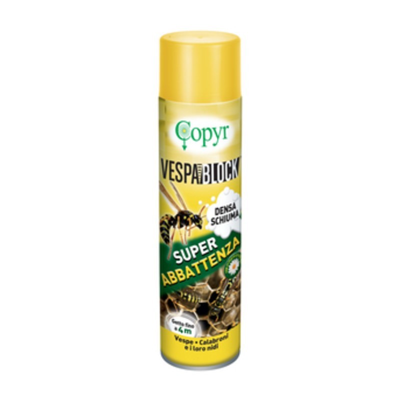 Cura del Giardino: Schiuma Vespablock Copyr 750 ml contro le Vespe