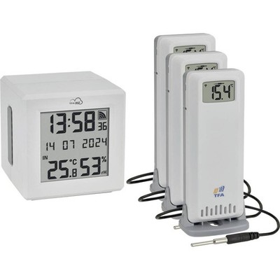 TFA Dostmann TFA.me Starter Set WLAN Gateway ID-01 mit 3 Sendern ID-A3