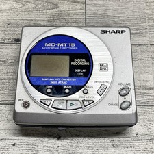 Sharp MD-MT15 Portable MiniDisc Recorder - Not Working / For Parts