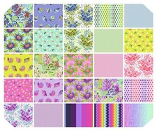 Floral Reef 25 pc Fat Quarter bundle Tula Pink Floral Reef FQ is 18x22 inches