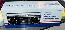 Vintage 1984 Realistic Cat#14-791 SCR-21 Boombox Am/Fm Cassette Radio BRAND NEW