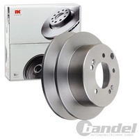 2X Nk Bremsscheiben 262Mm Voll Hinten Passend FÜR Kia Cerato Soul | 203531