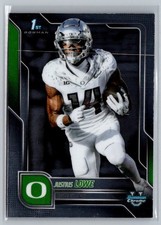 2025 Bowman University Chrome #166 Justius Lowe