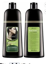 MOKERU NONI PLANT Black Shampoo Fast Hair Dye 5 Minutes Organic Natural Essence