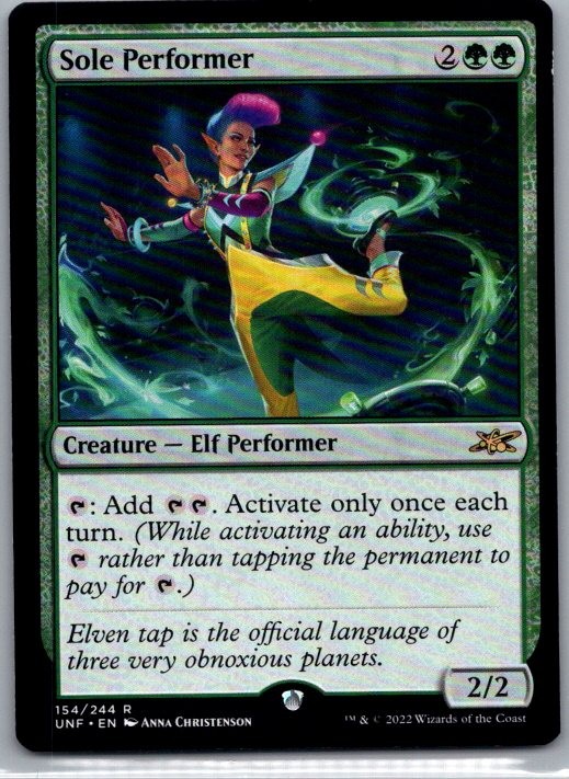 #154 Sole Performer Unfinity Rare