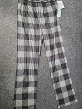Calvin Klein Pants Boys XL 14-16 Plaid Lounge Pajama Sleepwear Polyester