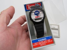 Vintage rare mens quartz ana digi wristwatch CASIO 308 NL-02 NY GIANTS NFL