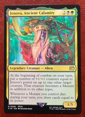 1x NM Jenova, Ancient Calamity - 0228 R FIN MTG Magic Never Played x1