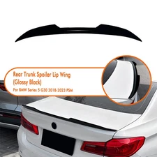 Rear Trunk Spoiler Wing Kit For BMW 5 Series G30 2018-2023 2019 PSM Style Black
