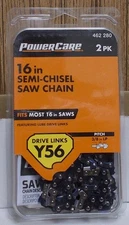 Power Care 16 Inch Y56 Features Lube Drive Links 2 Pack Fits Most 16 Inch Saws