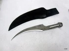 Alm Forge Reverse Curve Knife 14.75" OAL, 10" Blade with Sheath