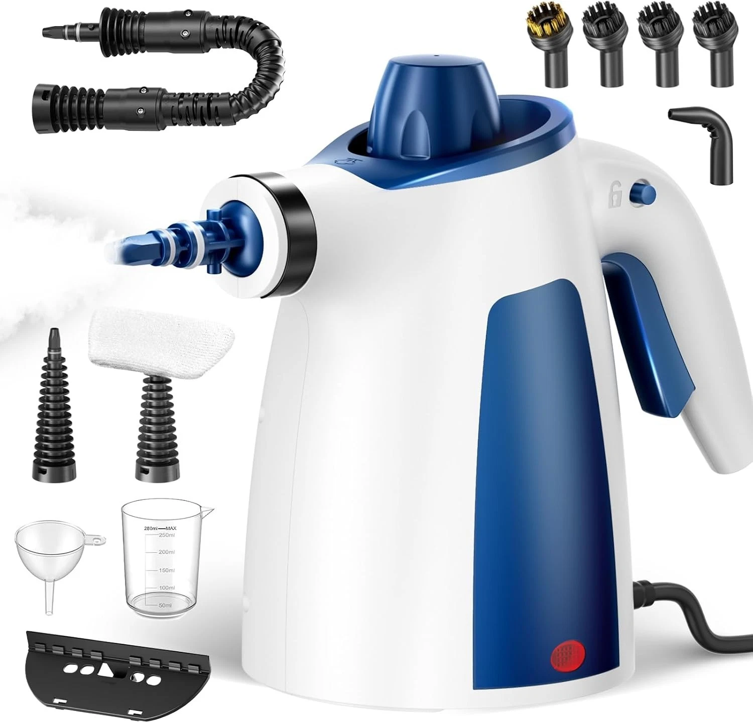 Handheld Steam Cleaner Multi Purpose Electric Portable Steamer Home Auto Carpet