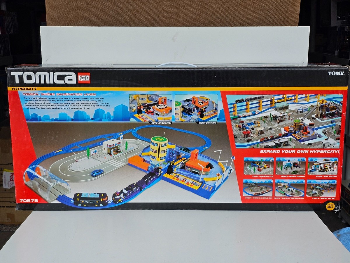 ミニカー 大量セット Mighty Machines Tomica Tomica Hypercity Mega Station Set 70575 New Unused In Box Tomy