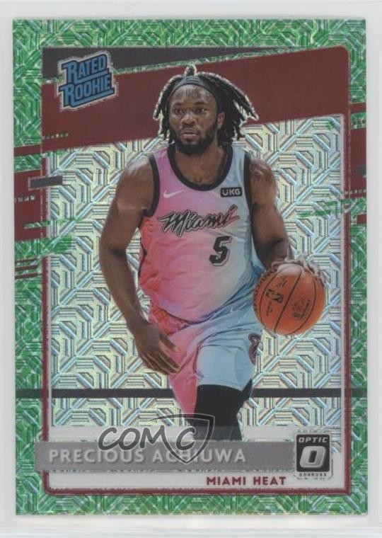 2020 Panini Donruss Optic Rated Rookie Choice Dragon Prizm Precious Achiuwa 0c2