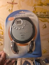 Craig Portable Compact CD/CD-RW/MP3 Player w/ Headphones Anti-Skip CDM2891