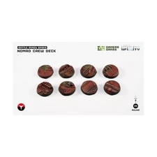 Gamers Grass Finished Bases Nomad Crew Deck Infinity Bases - Round 25mm New