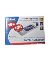 D-Link Air Plus Xtreme G DWL-G650 Wireless Cardbus Adapter New Sealed