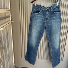Vintage Calvin Klein Men s Blue Medium Wash Denim Straight Relaxed Fit Mid Rise