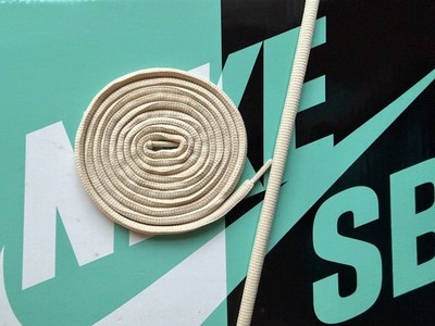 Nike Original Dunk Low Textured Oval Coconut Milk Laces - Länge 160cm Breite 8mm