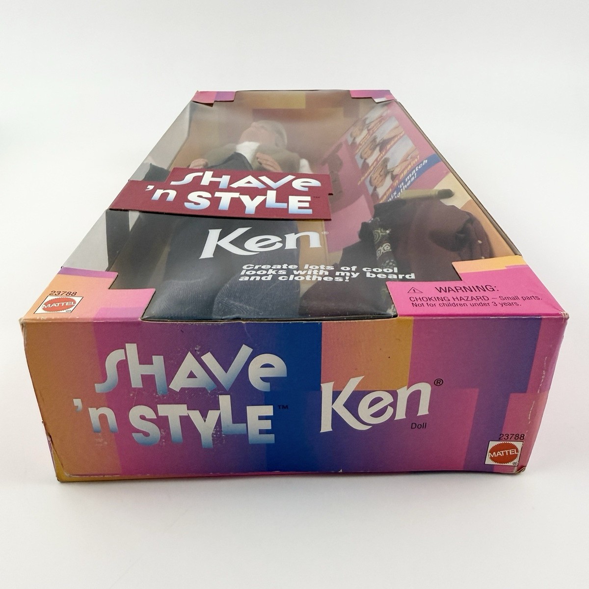 Barbie 1999 Shave N Style Ken Doll Blonde Hair Beard Mattel 23788