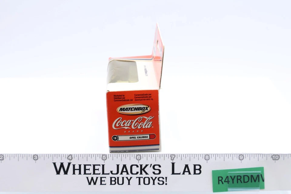 Opel Calibra 2000 Matchbox Coca-Cola #92356 White NEW MISB - Image 2 of 4