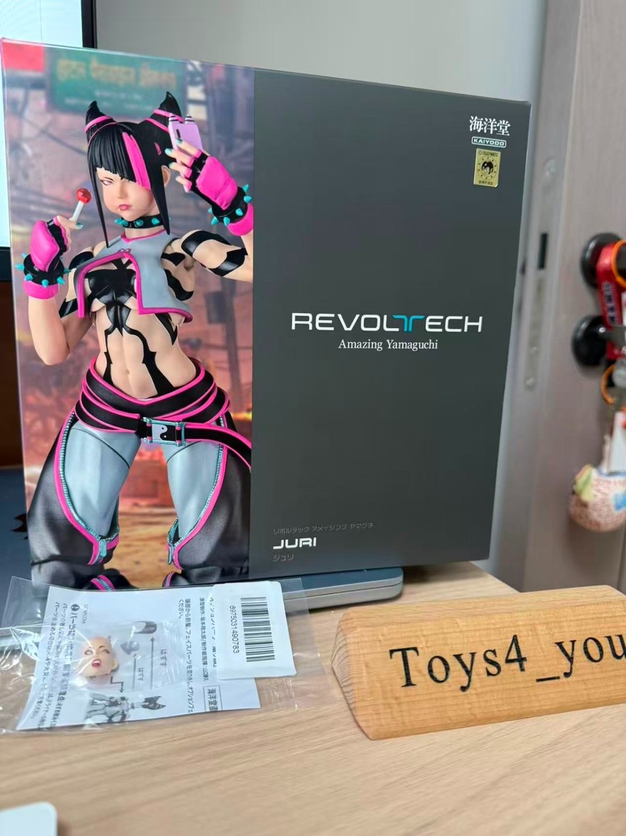 REVOLTECH JURI フィギュア Revoltech Amazing Yamaguchi Street Fighter 6 Juri Figure Kaiyodo