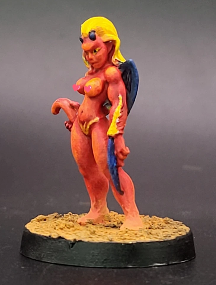 USA Duty Paid Painted Character Demon, Succubus D&D RPG collection miniature - Image 3 of 4