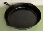 Vtg Antique Wagner #11 Cast Iron Skillet Pan Heat Ring Seasoned Straight Logo