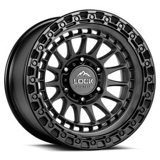 17x9 Lock Off-road Mojave Matte Grey With Matte Black Ring Wheel 8x170 1mm