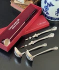 5 Rare Gorham Chantilly Sterling Silver Sauce Butter Pick and 760 Candle Snuffer