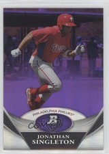 2011 Bowman Platinum Prospects Retail Purple Refractor Jon Singleton #BPP10 16ez