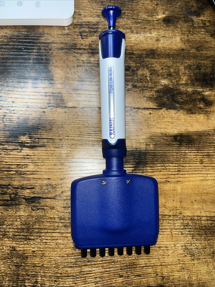 Rainin Pipet-Lite XLS+ 8 Canales Multi L50 5-50 uL Pipeta LTS Foto 4 de 4