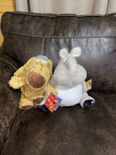 Kohls Sandra Boynton Dog Plush Stuffed Animal Train Conductor/ Rhino