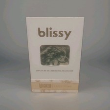 Blissy 100 Pure Mulberry Silk Standard Size Pillowcase, Wicked Katie Kime