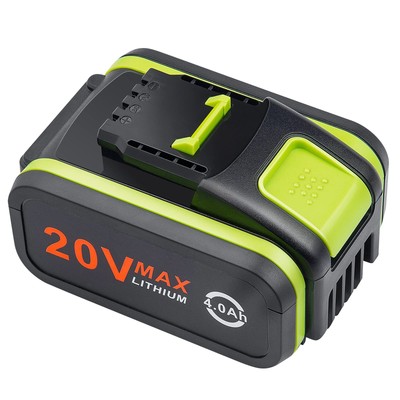 LabTEC 2 stuks reservebatterijen 20 V 4000 mAh/4,0 Ah voor Worx 20V WA3551, WA3551