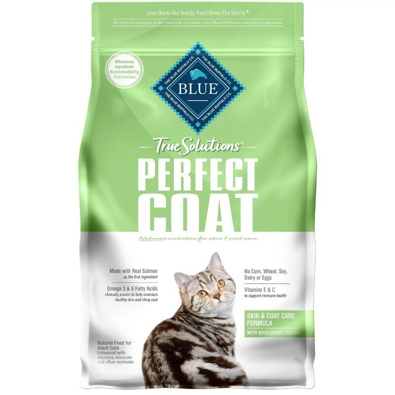 Perfect Skin & Coat Care Salmon Dry Cat Food Adult Cats Natu