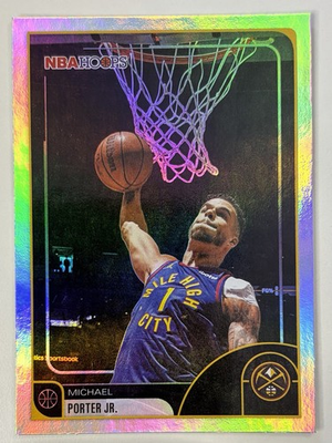 #ad #ad 2025 26 NBA Hoops Michael Porter Jr. #183 Denver Nuggets Foil $1.00