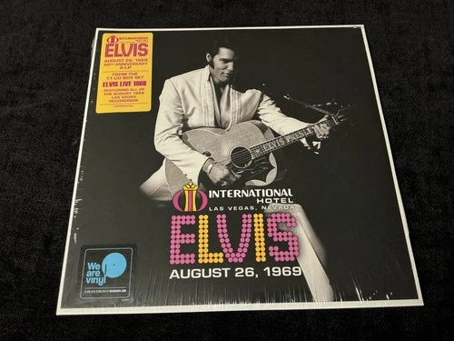 ELVIS PRESLEY 2LP INTERNATIONAL HOTEL LAS VEGAS AUGUST 26, 1969 FACTORY SEALED