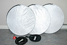 3 Calumet Photo 32" Reflectors - 5 in 1 - Gold, Silver, White, Black, Diffusing — photo 3