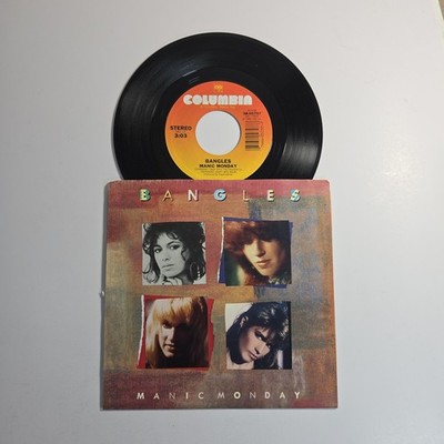 Bangles ''Manic Monday'' 45 Vg+ Tested Picture Sleeve 