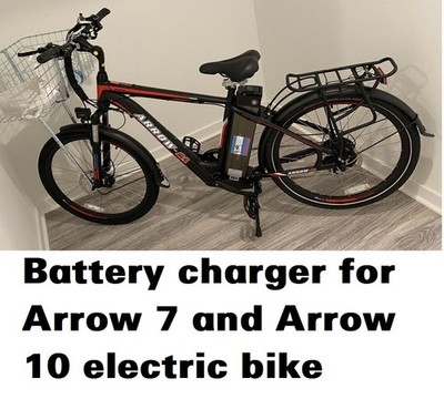 Arrow 10 Electric Bike Battery Smart 3A Battery Charger AC DC