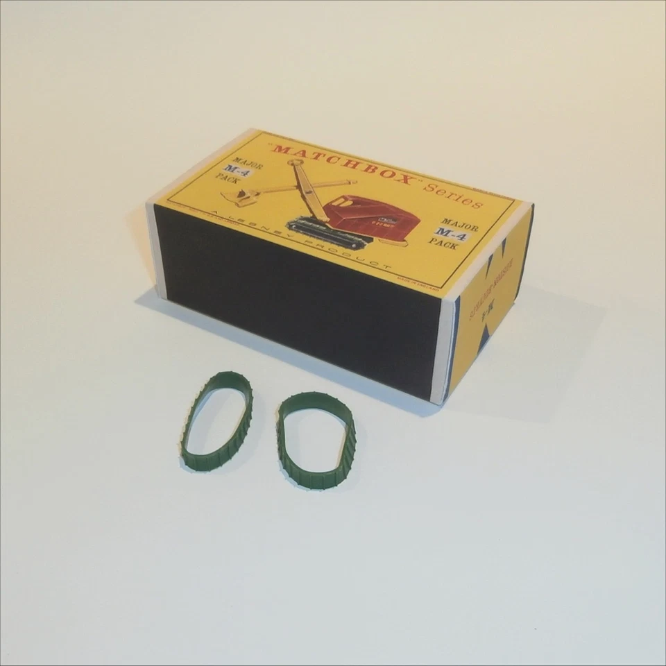 Matchbox Major Pack 4 a Ruston Bucyrus Excavator Repro Box with Green Tracks - Image 2 of 4