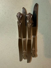 Vintage William Rogers Extra Plated Dinner Knives (4)