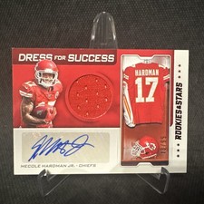 2019 Panini Rookies And Stars Mecole Hardman 3 CLR Patch Auto /99