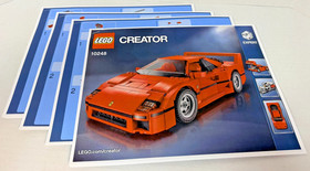 LEGO (10248) Creator Expert: Ferrari F40 - 100% Complete w/Instructions Read Des