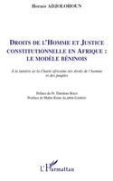 Horace Adjolohoun | Droits De L'homme Et Justice Constitutionnelle En Afrique...