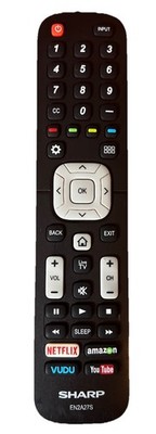 Genuine SHARP EN2A27S LED TV REMOTE CONTROL LC-65N9000U LC-75N8000U LC-65N7000U